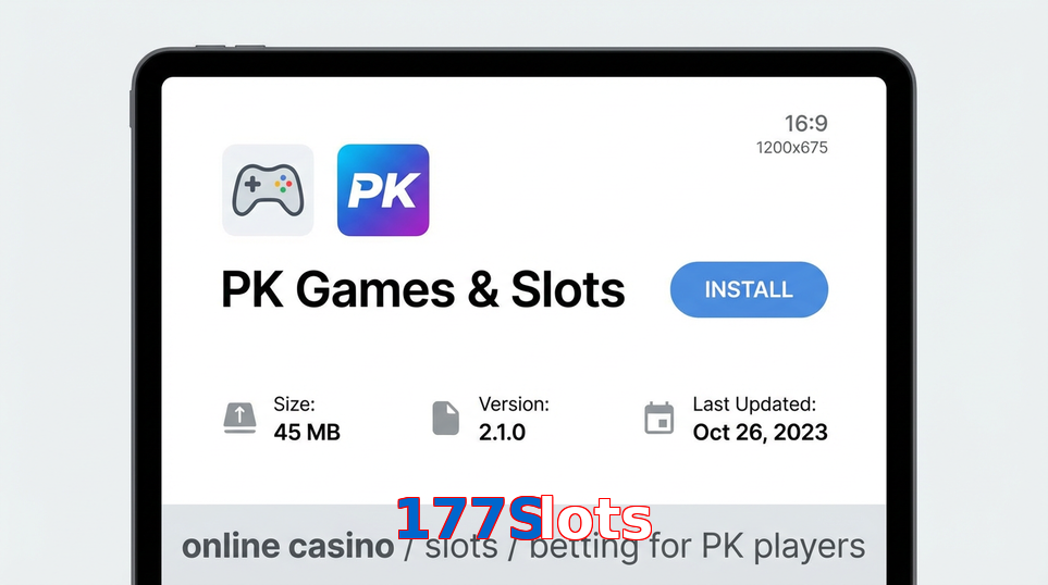 Game list for 177Slots gameapk section